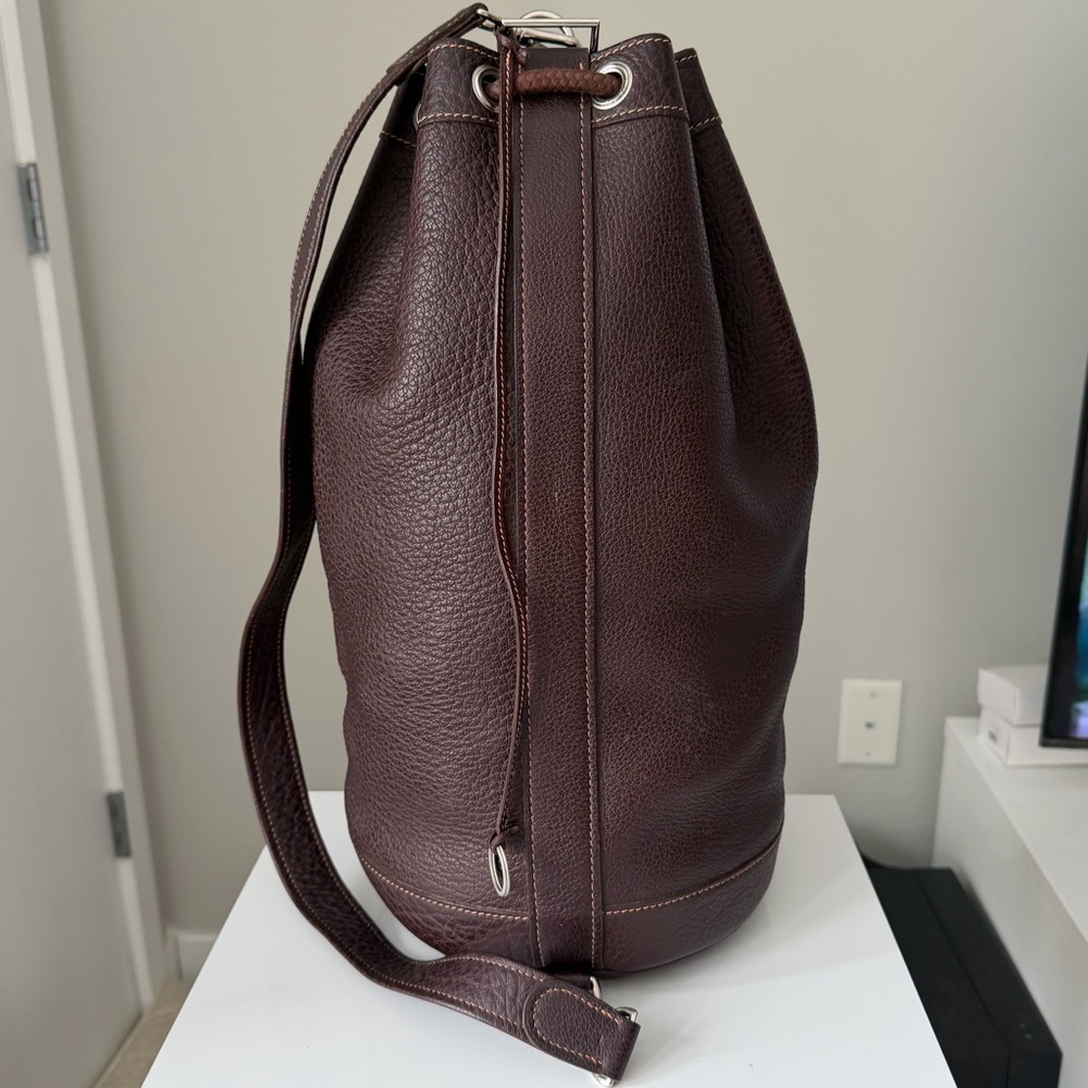 Hermès Perforated H Matelo Slingbag Backpack in Brown Leather - Picture 2 of 16